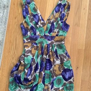 BCBG multicolor mini dress